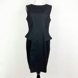 Ted Baker Peplum Style Black Cocktail Dress